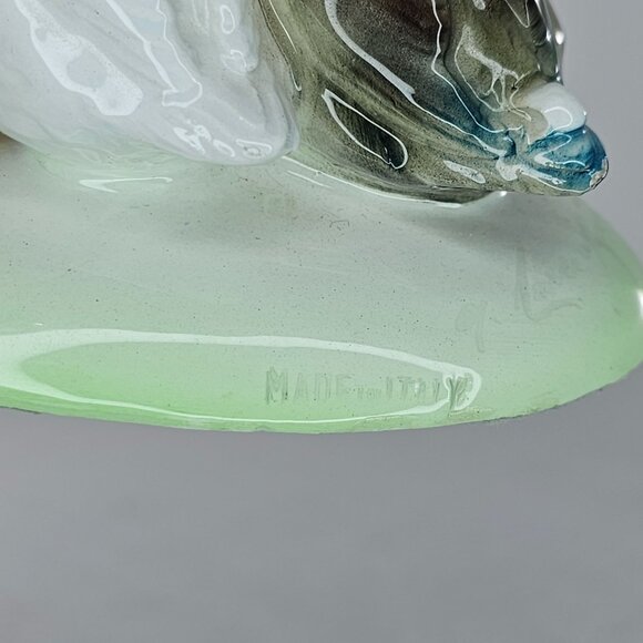 Vintage Guido Cacciapuoti Ceramic Duck Figurine Goose In Love Italy *Chipped - Picture 6 of 12